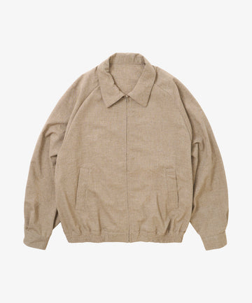 zip up blouson deadstock moon beige one