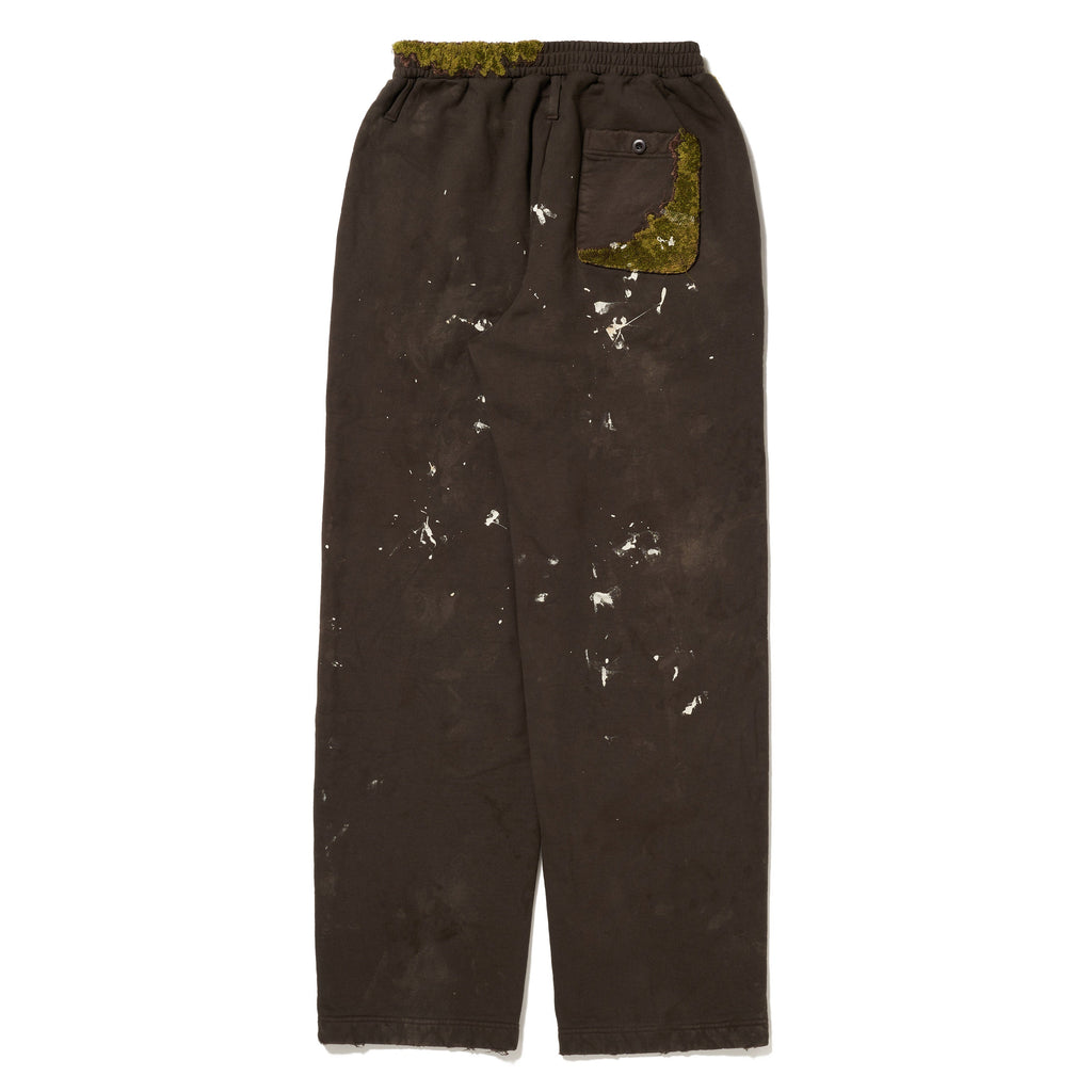 MOSS-GROWN EMBROIDERY SWEAT PANTS