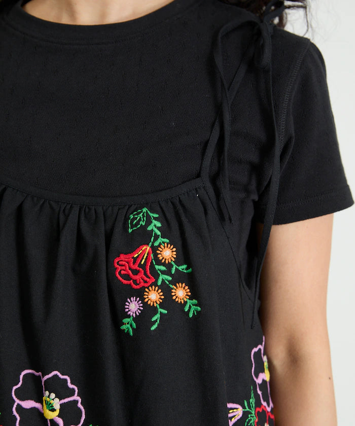 India Shoulder Ribbon Embroidered Remake Style Camisole