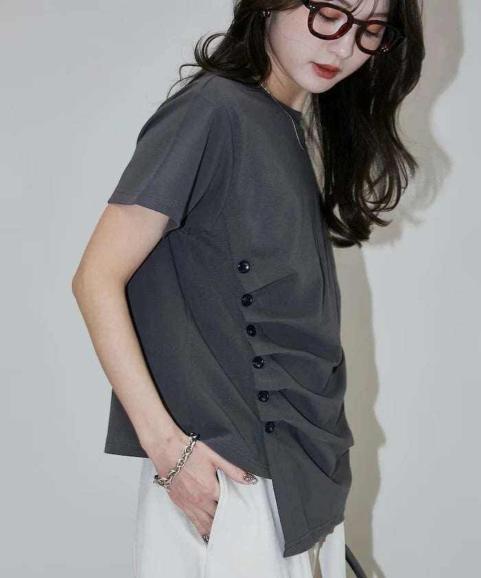 Button Design T-Shirt Limited Edition