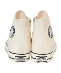 Side Zip High Cut Sneakers