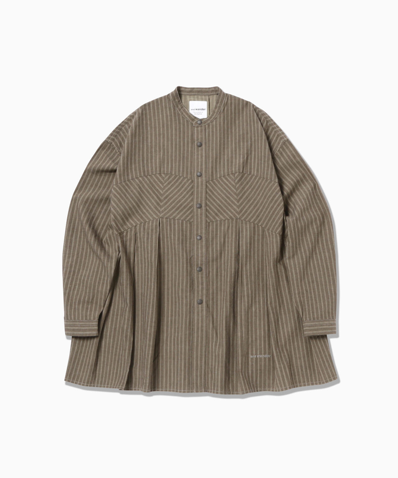 C/W stripe long shirt (W)
