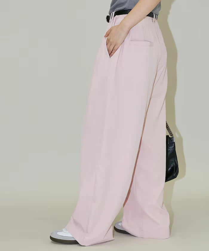 Color Tuck Slacks Pants Limited Release