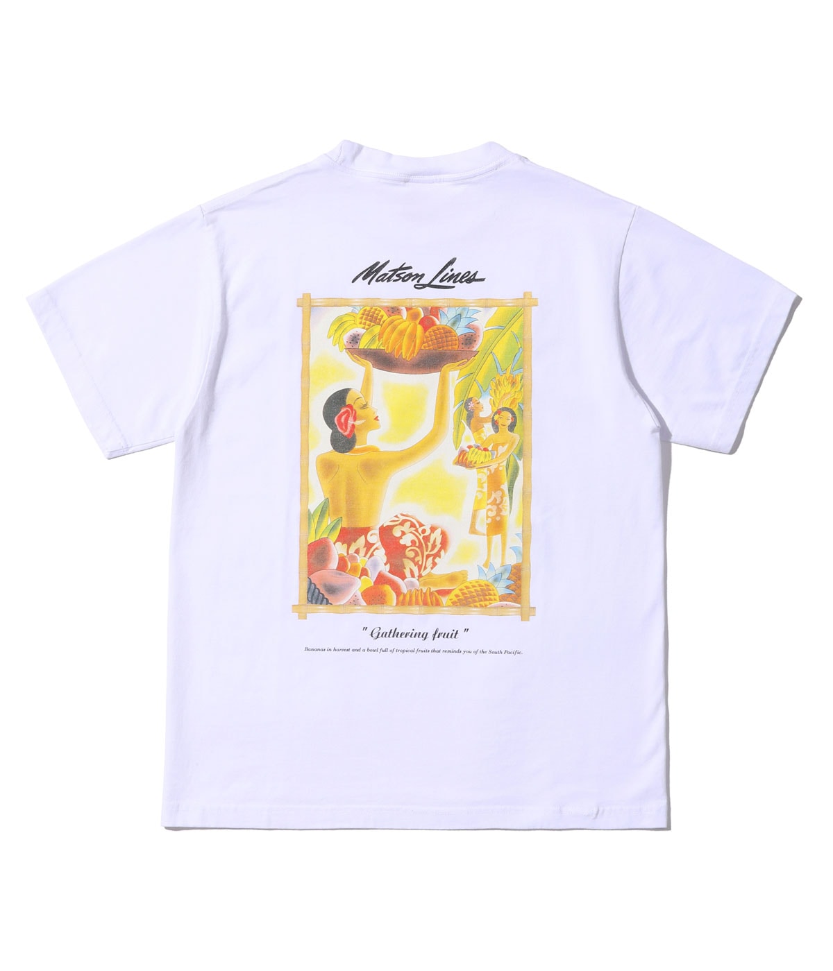 SUNSURF PRINT T-SHIRTS “GATHERING FRUIT”