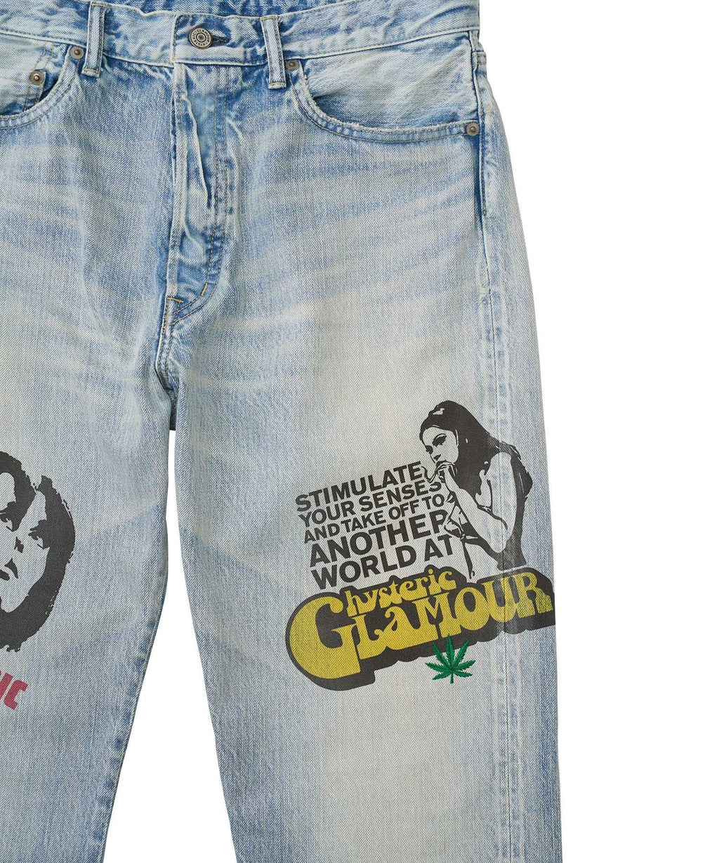 HYSTERIC DAYS 50'S XX Straight Denim Pants
