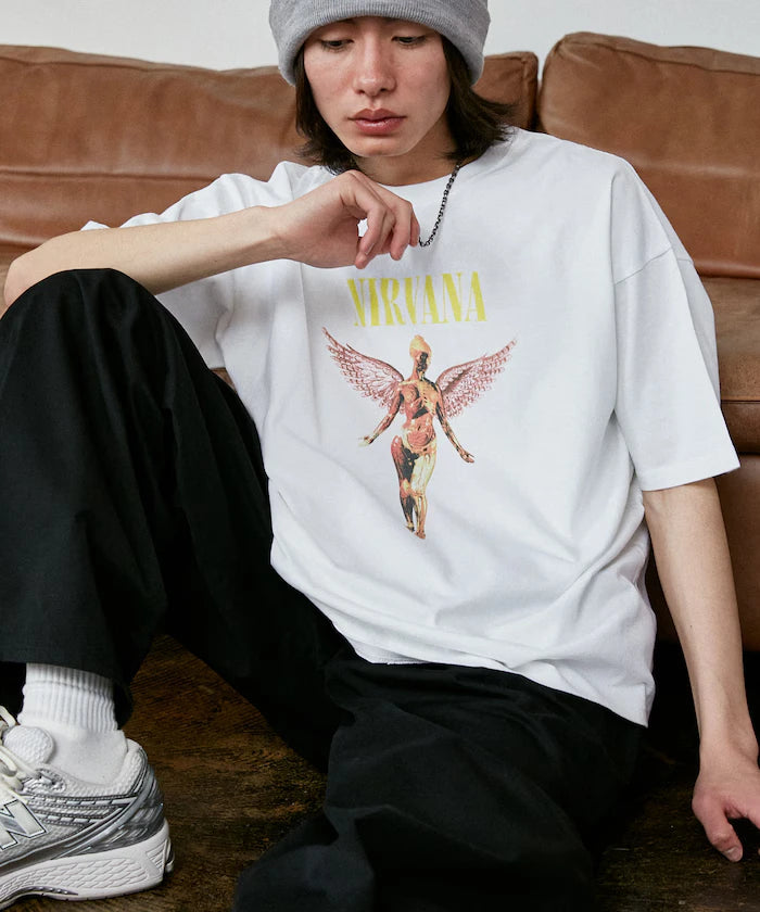 NIRVANA IN UTERO Band T-shirt Limited Edition