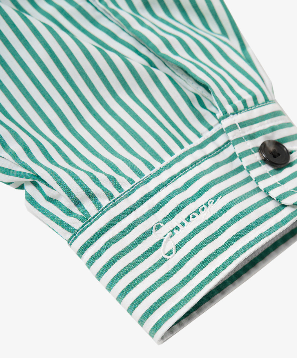 all-in-one green stripe size l