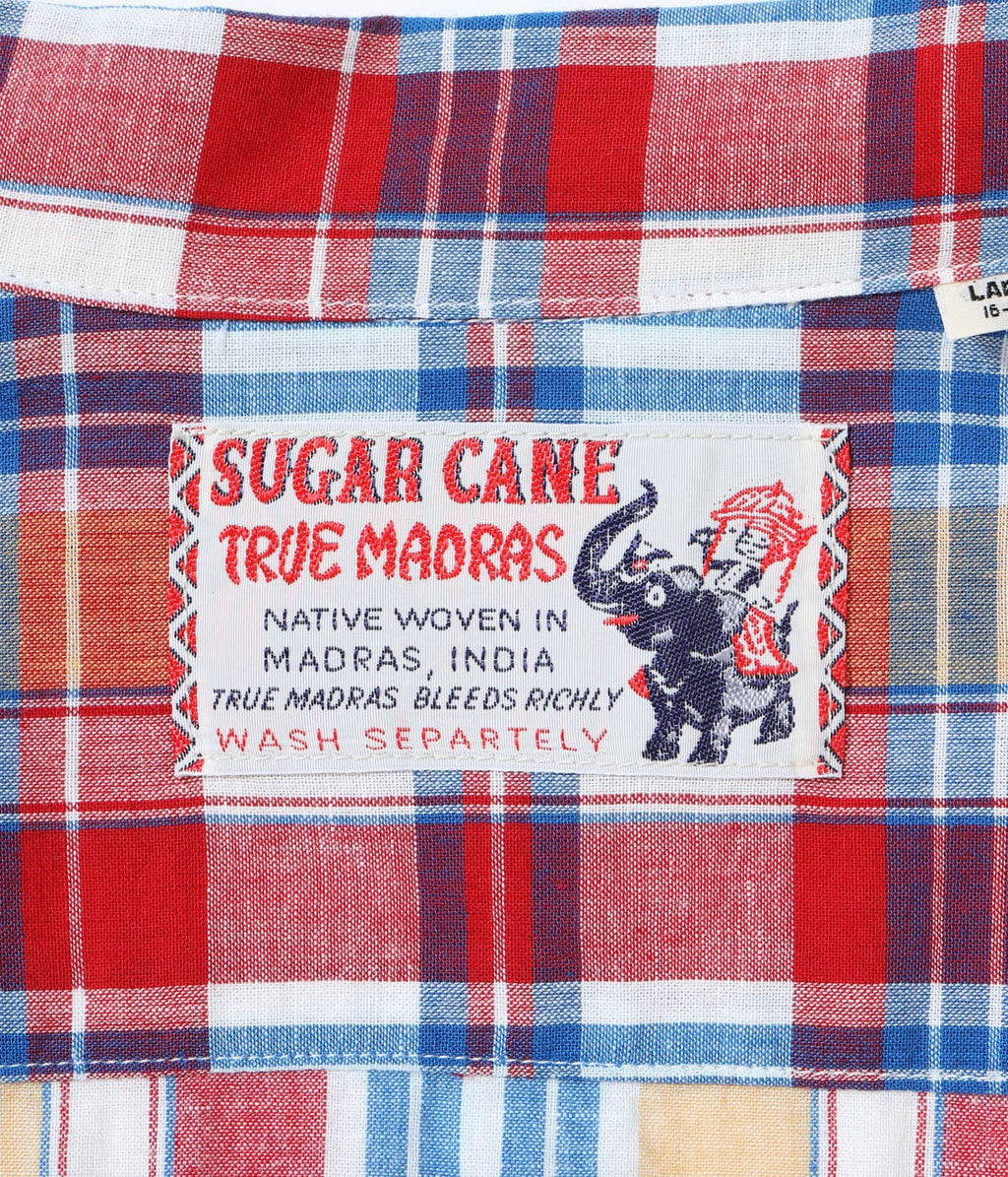 MADRAS CHECK OPEN SHIRT