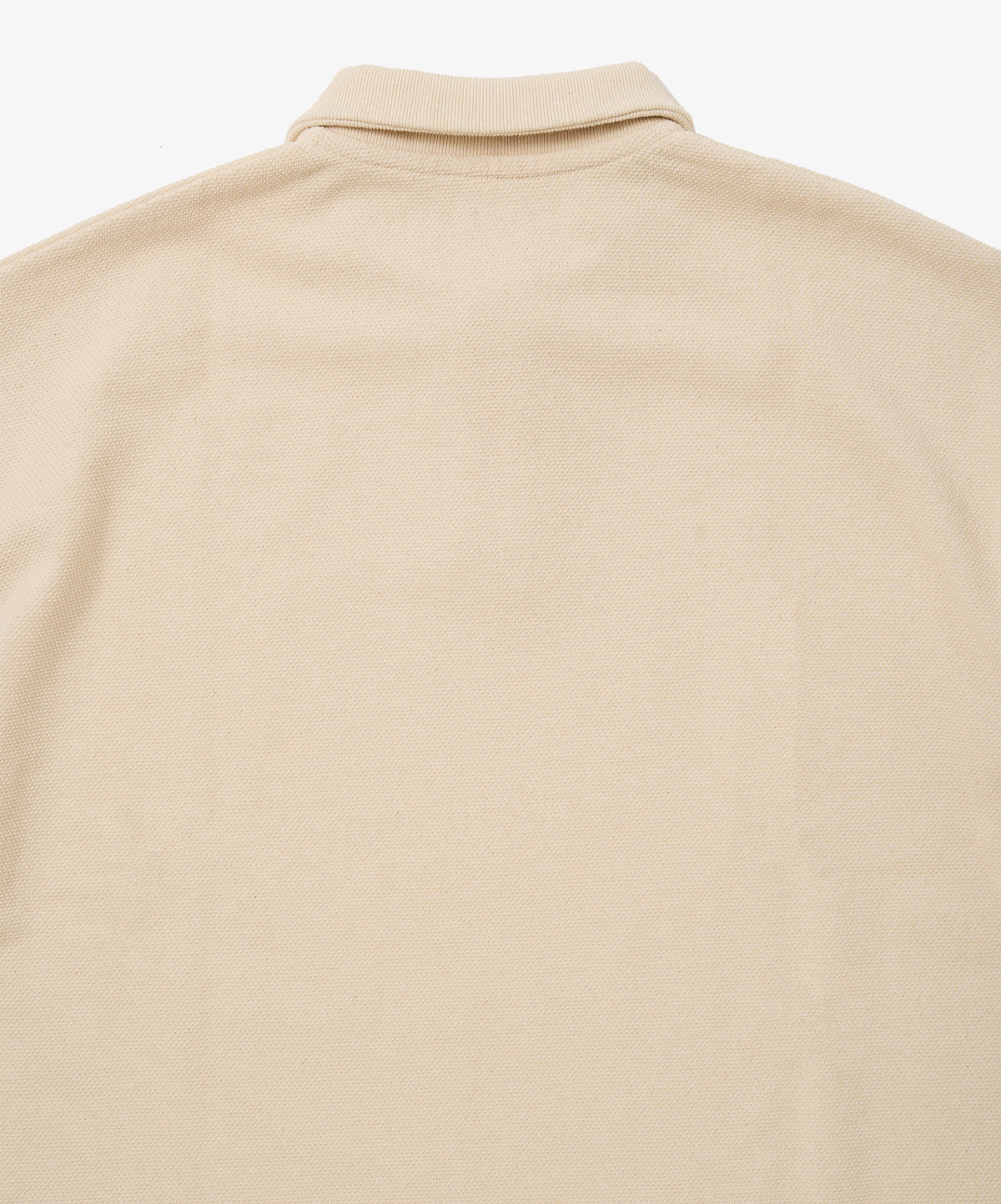 twisted pique polo ivory