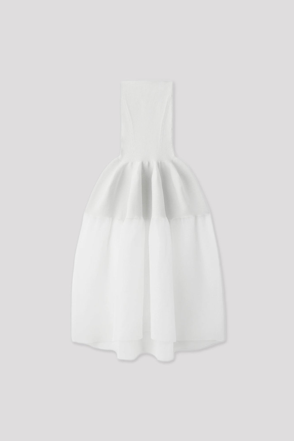 POTTERY HS LUCENT GLITTER STRAPLESS DRESS