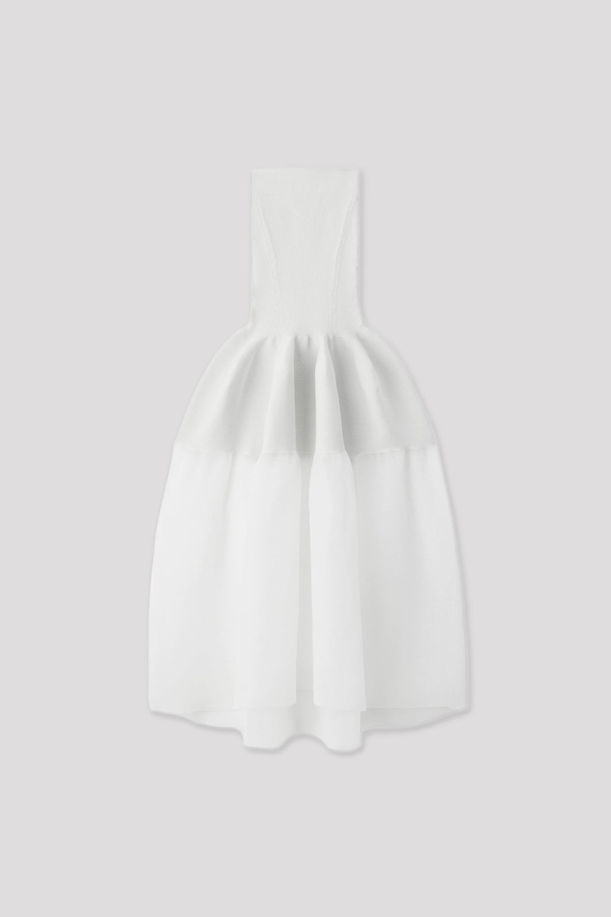 POTTERY HS LUCENT GLITTER STRAPLESS DRESS