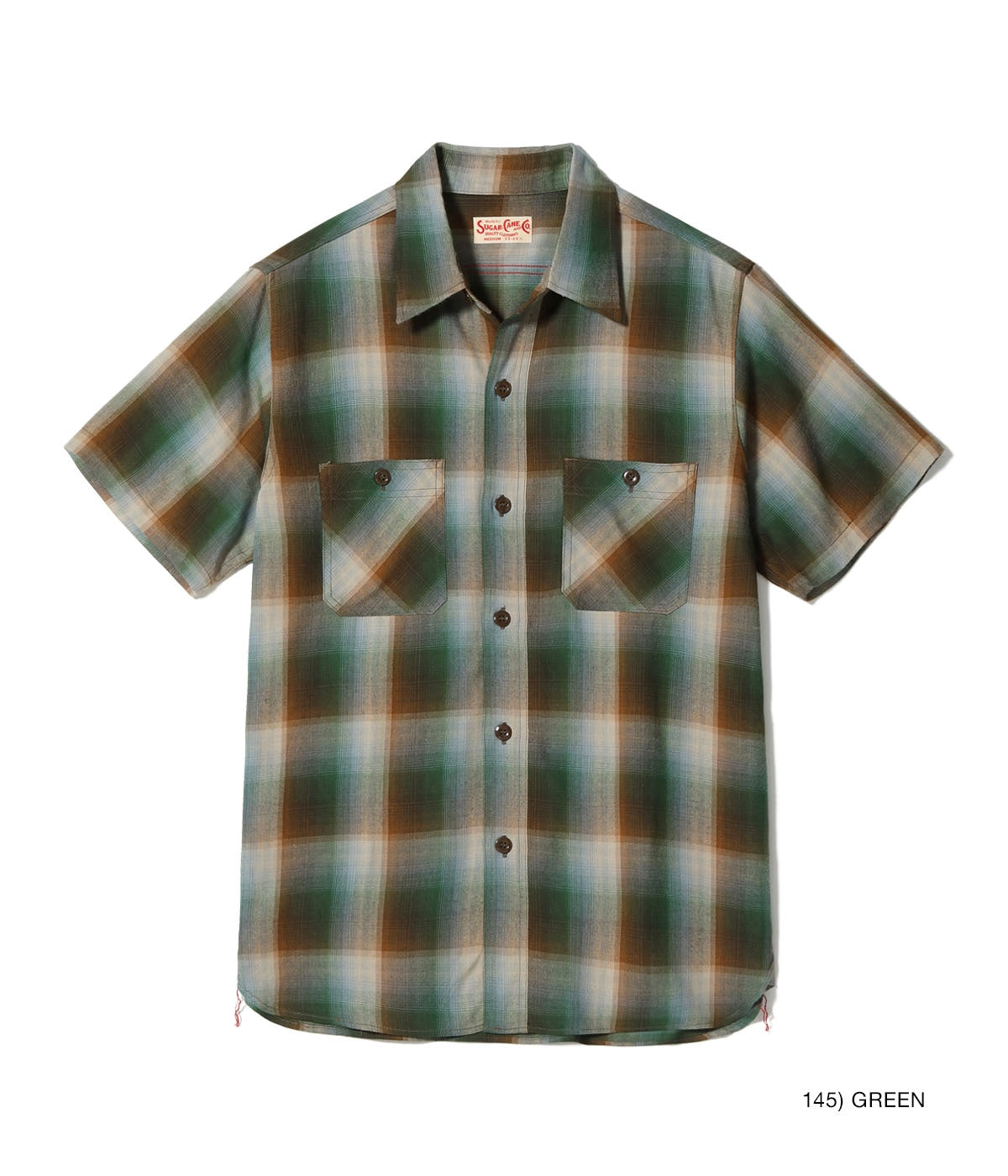 Rayon Twill Check Work Shirt