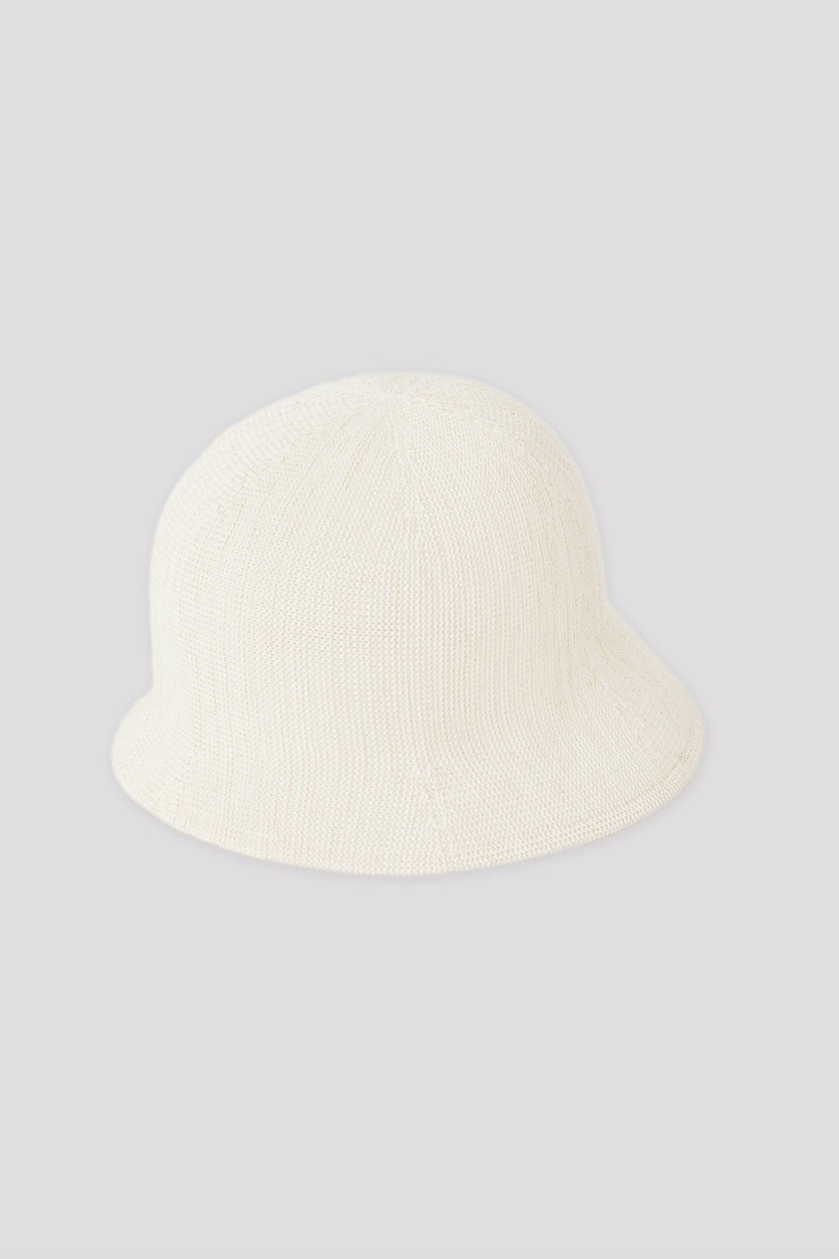 MESH KNIT GLITTER ASYMMETRIC HAT