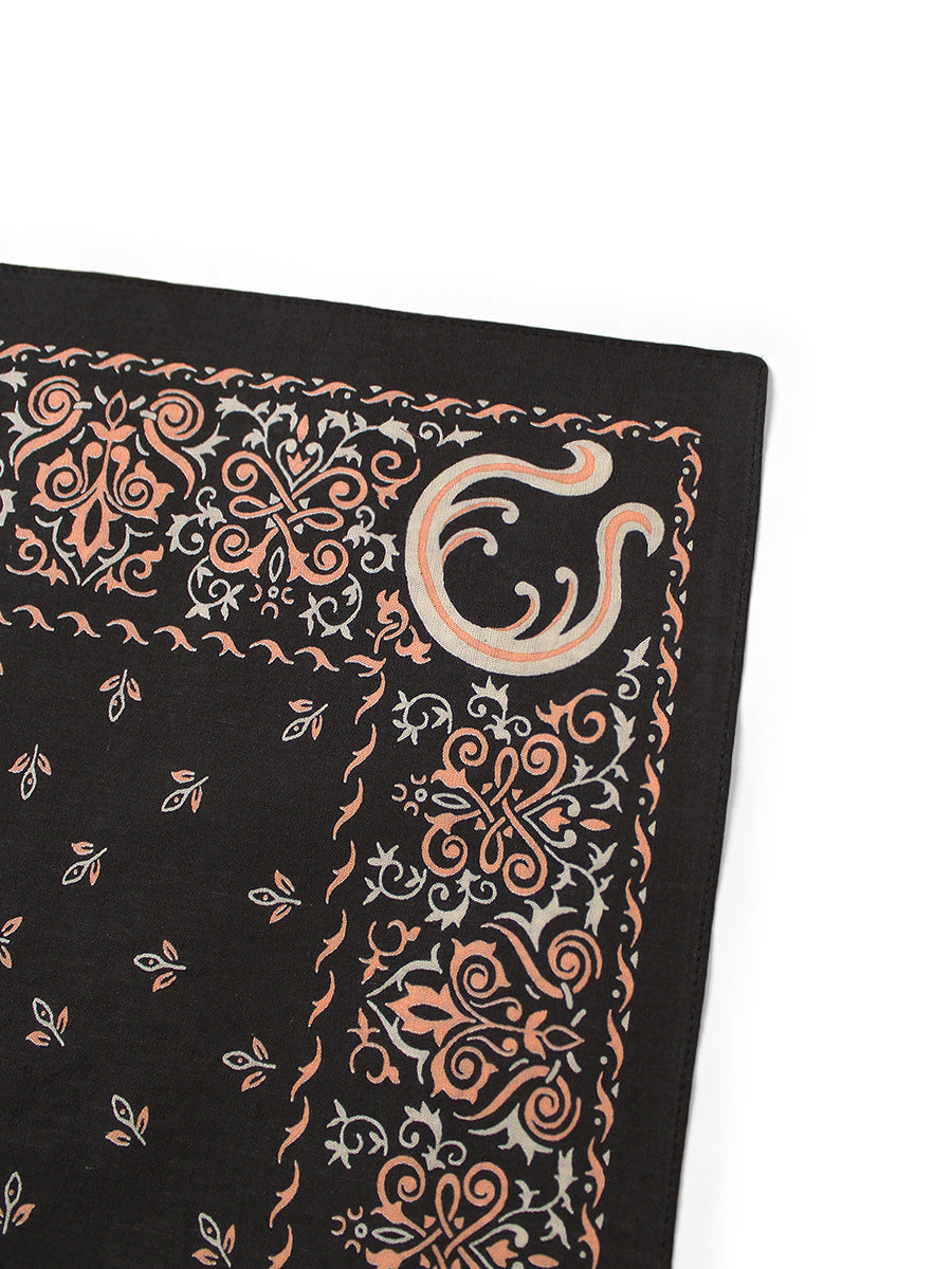 fastcolor selvedge bandana (ANTLER NAJA) 15x15