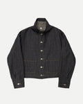 FUNNEL NECK DENIM COVERALL JACKET