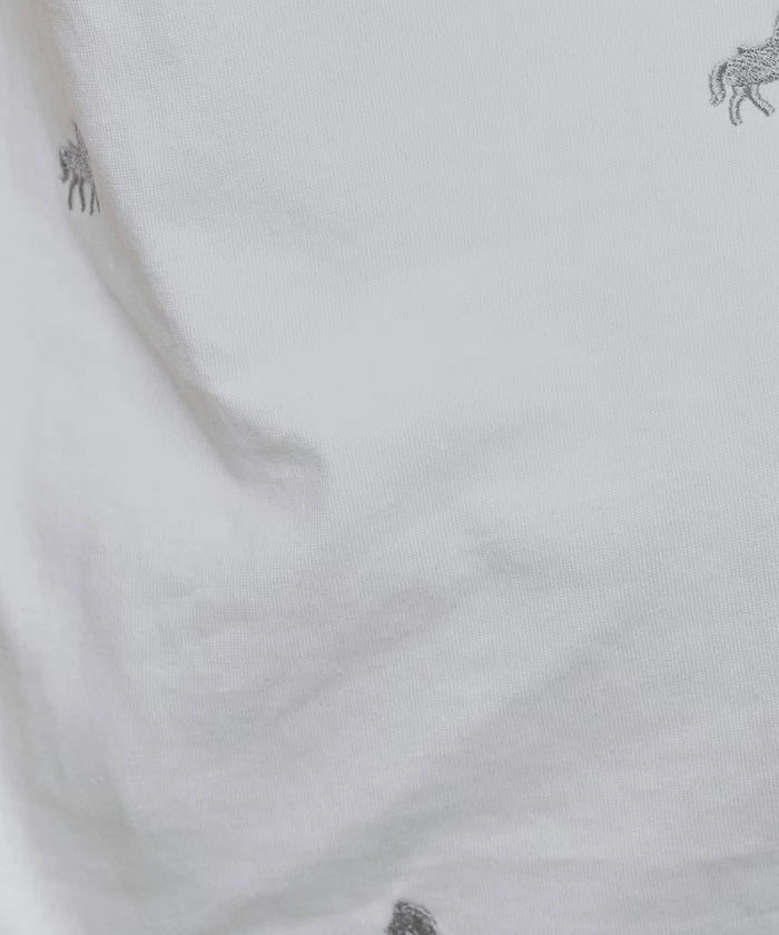 Organic Cotton Allover Embroidery T-Shirt