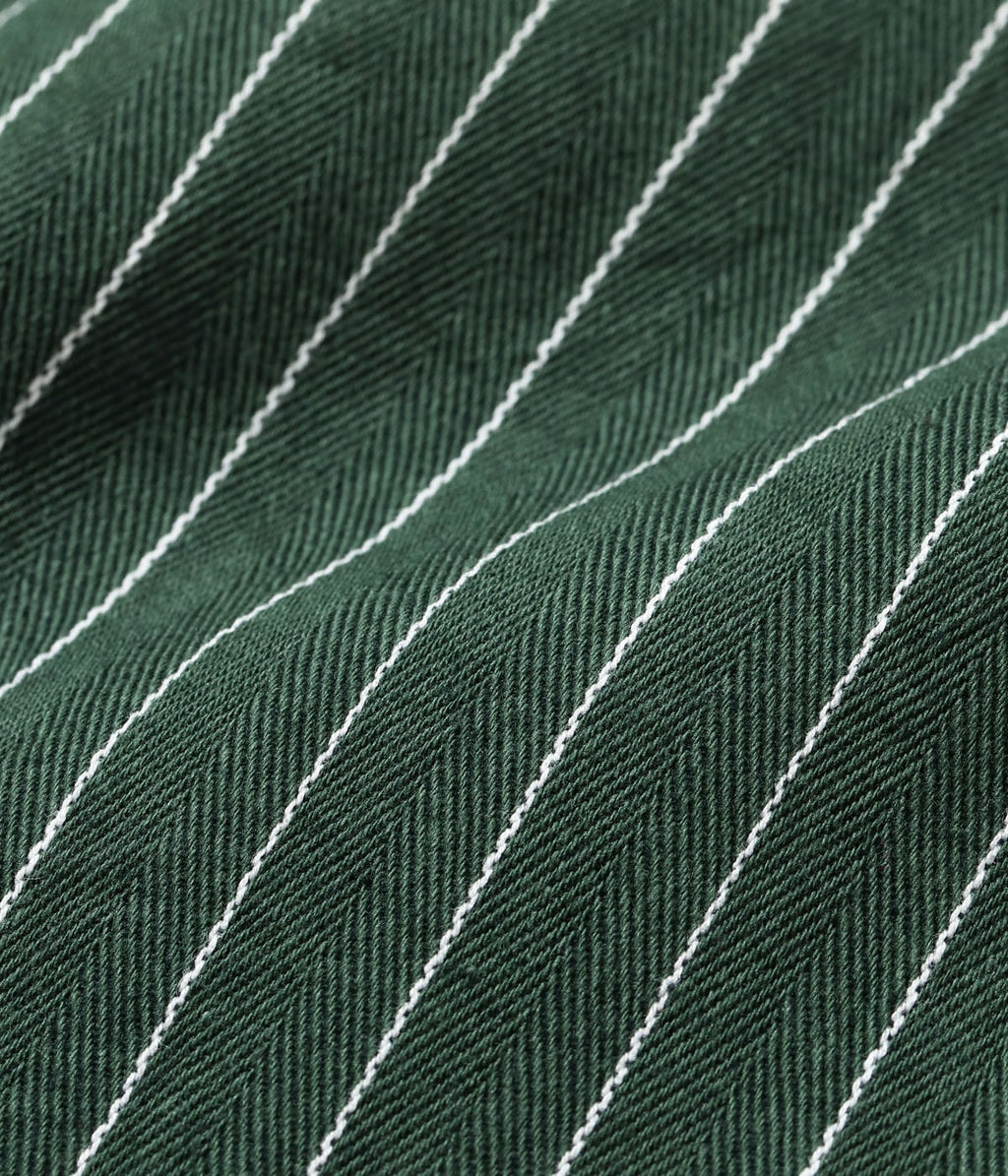 Coke Stripe Work Shirt With Embroidered
