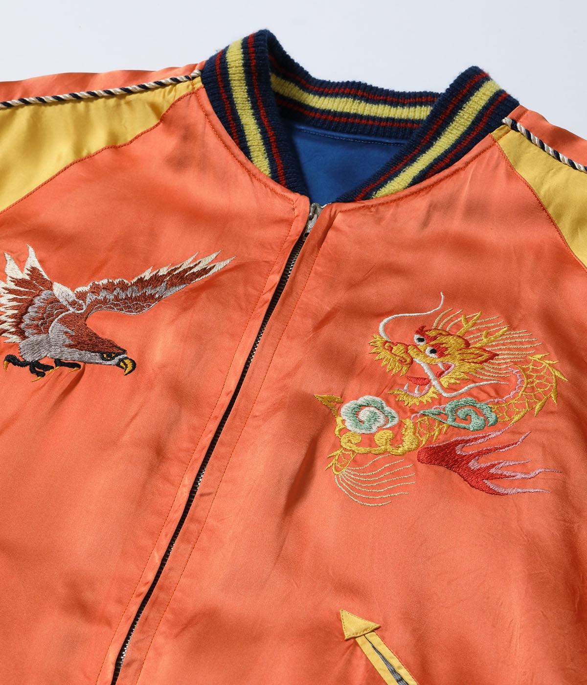 Late 1940s Style Acetate Souvenir Jacket KOSHO & CO. Special Edition ���EAGLE & DRAGON��� �� ���JAPAN MAP���