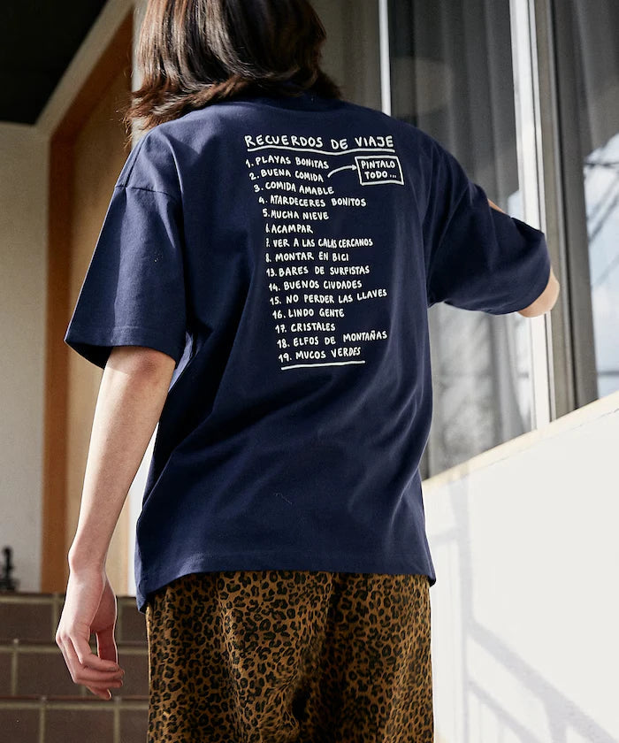 Love Pop Studio Travel Note Typography T-Shirt