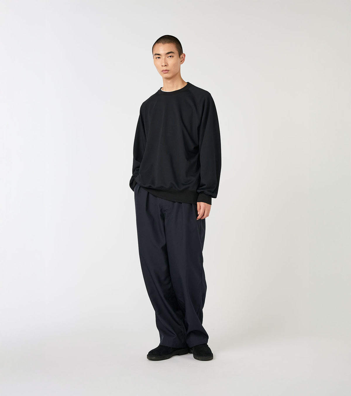 Polyester Pile Crew Neck Sweat