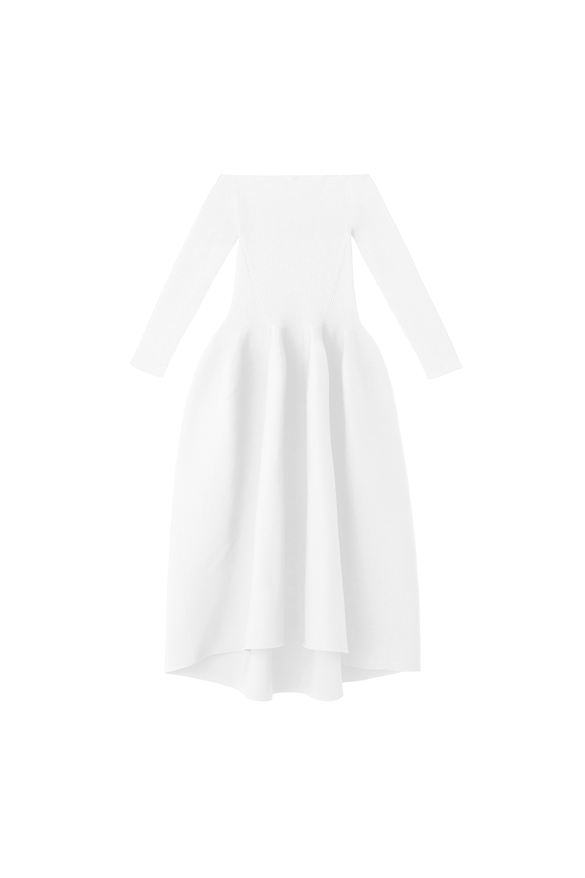 POTTERY HS OFF SHOULDER LONG SLEEVE DRESS