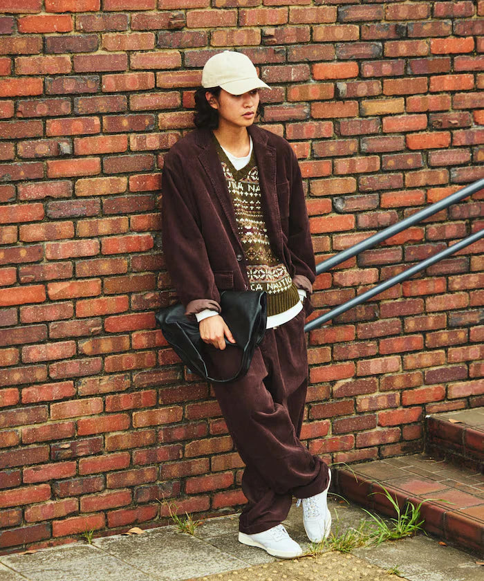 Triangle Leather Marche Bag