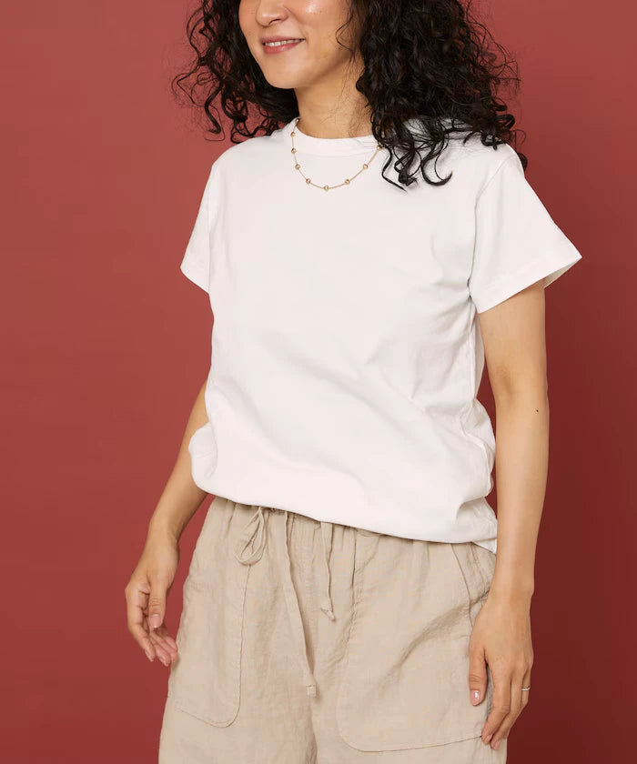 Oil Cut Processing Crew Neck T-Shirt
