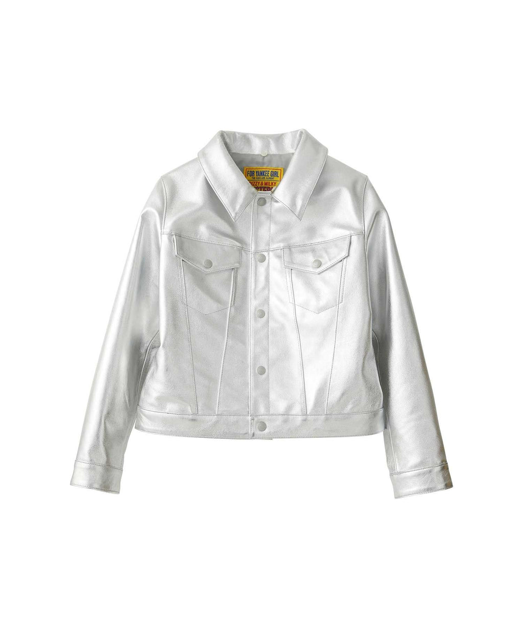 HYSTERIC ROLLERS Patch Short Leather Blouson