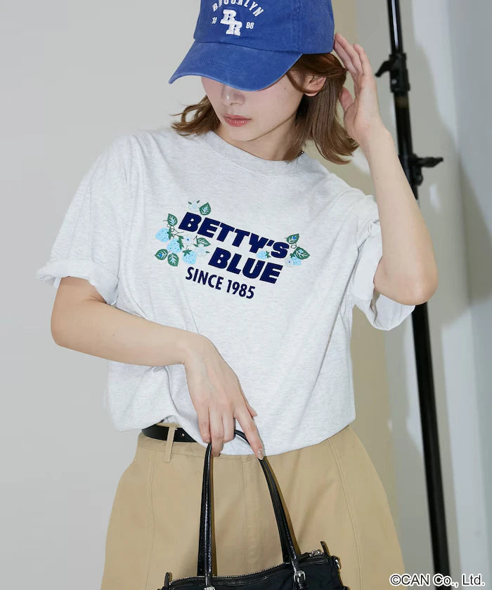 BETTY'S BLUE Flock Logo T-Shirt Limited Edition