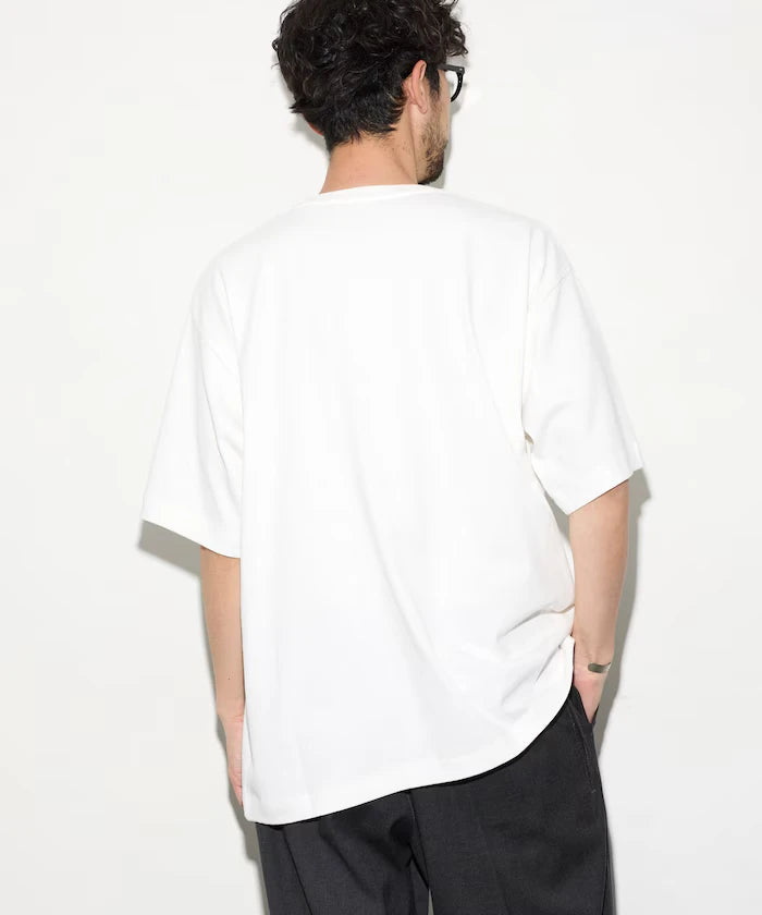 6 Ounce Front Logo Embroidered Crew Neck T-Shirt / One Point Design T-Shirt LEFT CHEST EMBROIDERY PSD