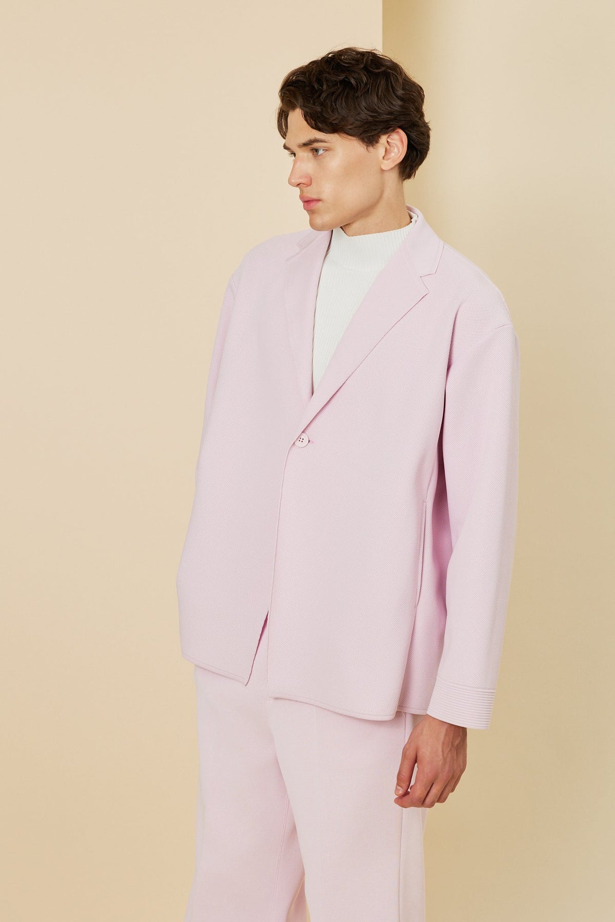 MESH BOXY TAILORED JACKET