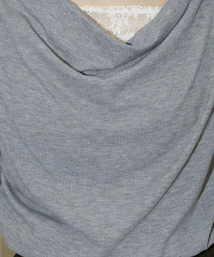 Race Layered Tereko Draped T-Shirt Limited Edition