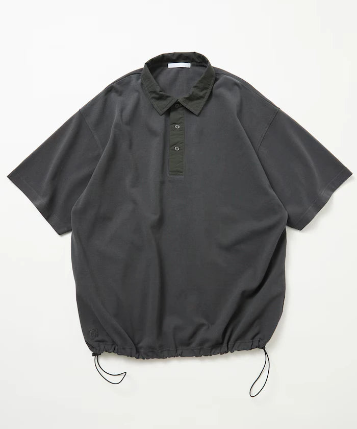 Big Silhouette Spindle Short Sleeve Tech Polo