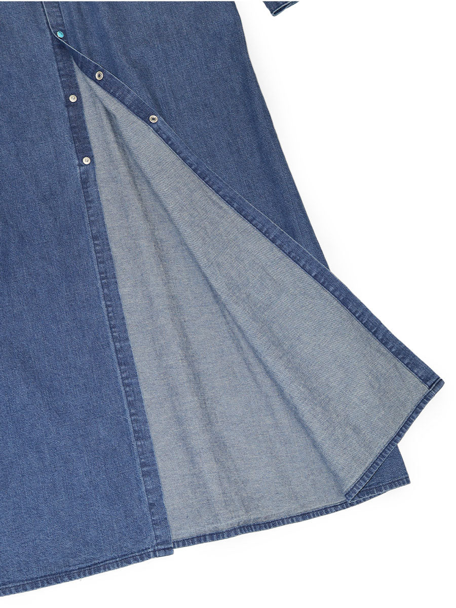 8oz Denim Pintuck Sundance Dress