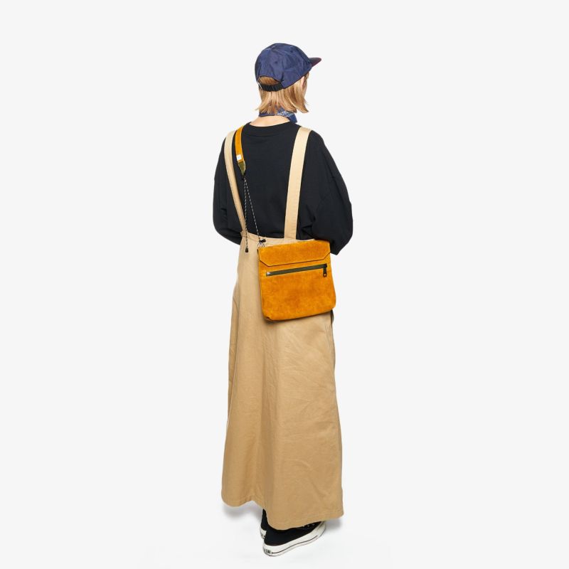 WATER PROOF SUEDE SACOCHE/WINE