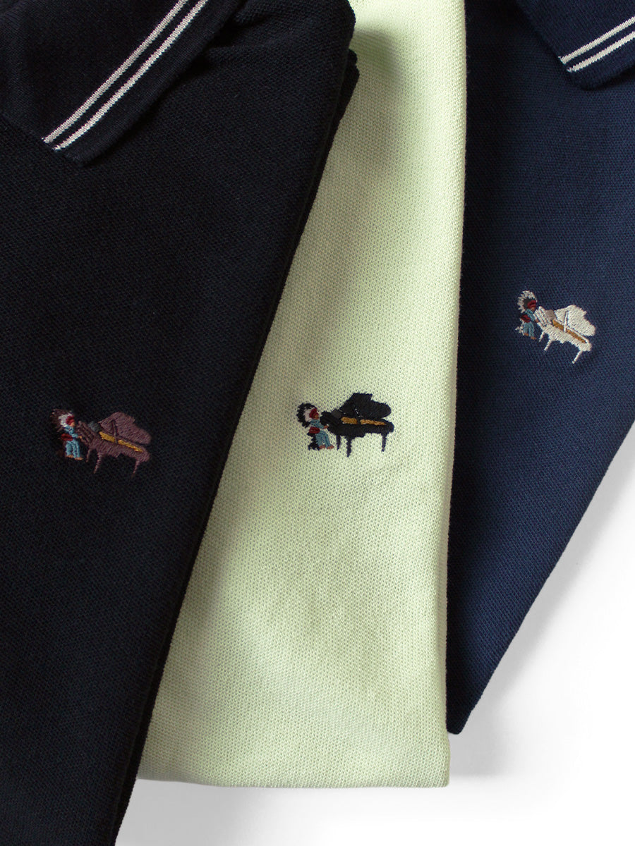 Dry Pique Box Polo (Piano Embroidery)