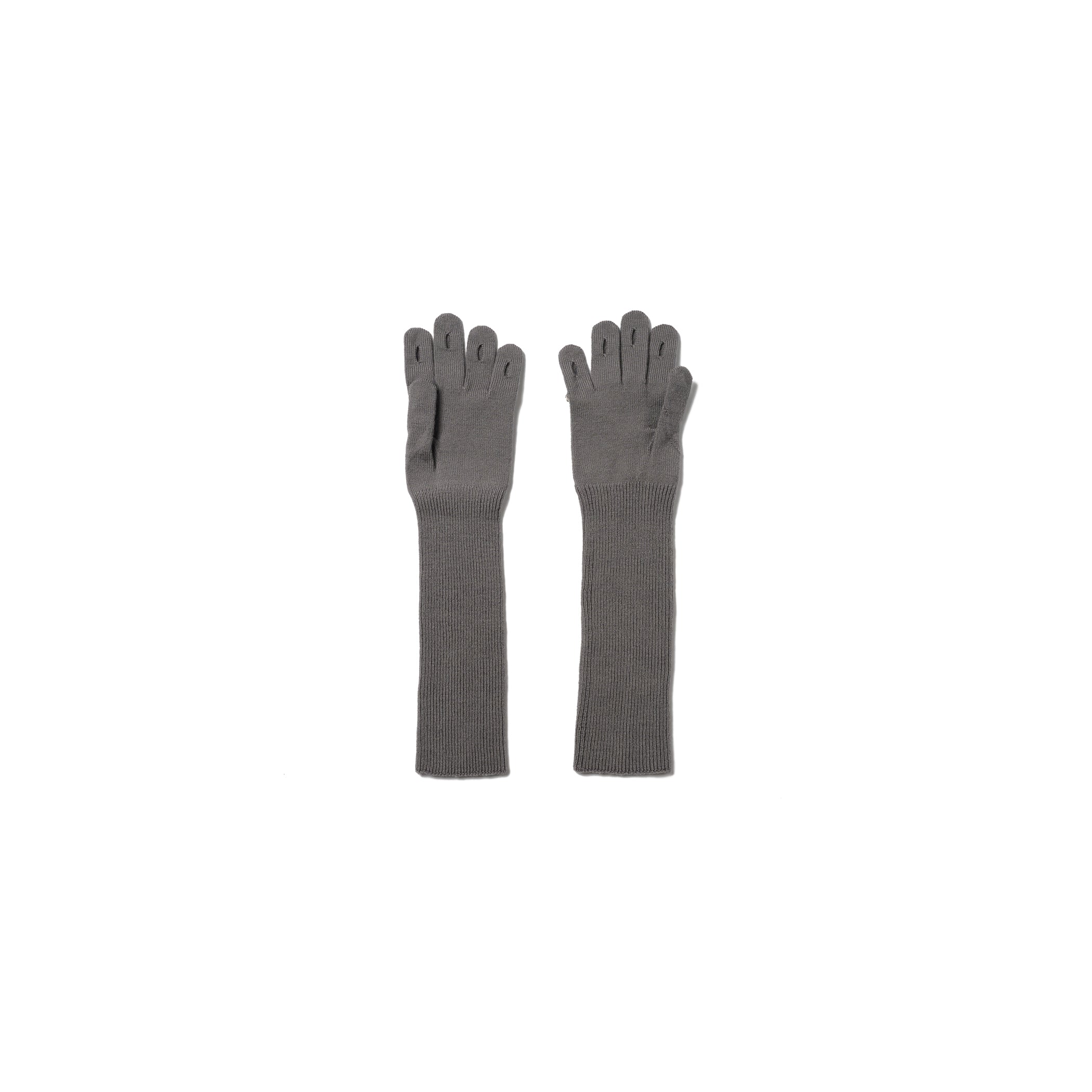 JEWELRY ATTACHED LONG GLOVES / SMALL：GREY