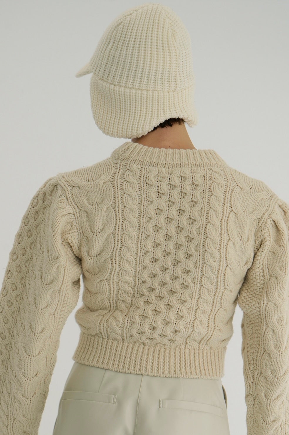 KIJIMA TAKAYUKI &times;CLANE WOOL KNIT EAR CAP