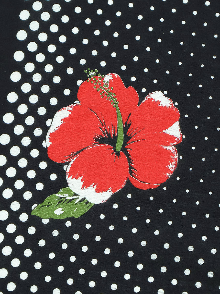 fastcolor Selvedge Bandana (TWIN HIBISCUS)