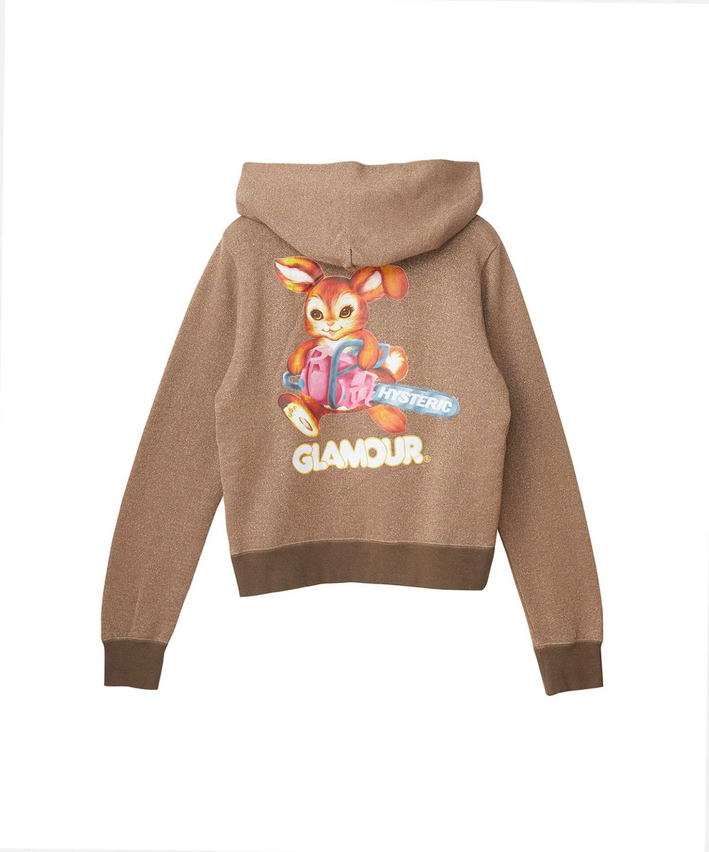 CHAINSAW BUNNY Short-Length Hoodie