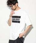 6oz Front Logo Print Crew Neck T-Shirt / Back Print T-Shirt PRINT BURGER