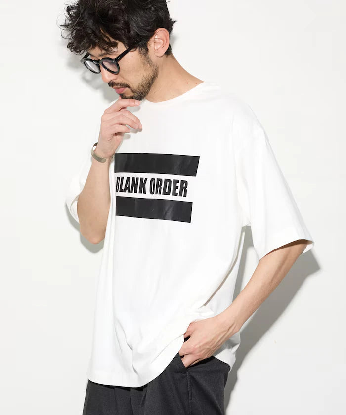 6oz Front Logo Print Crew Neck T-Shirt / Back Print T-Shirt PRINT BURGER