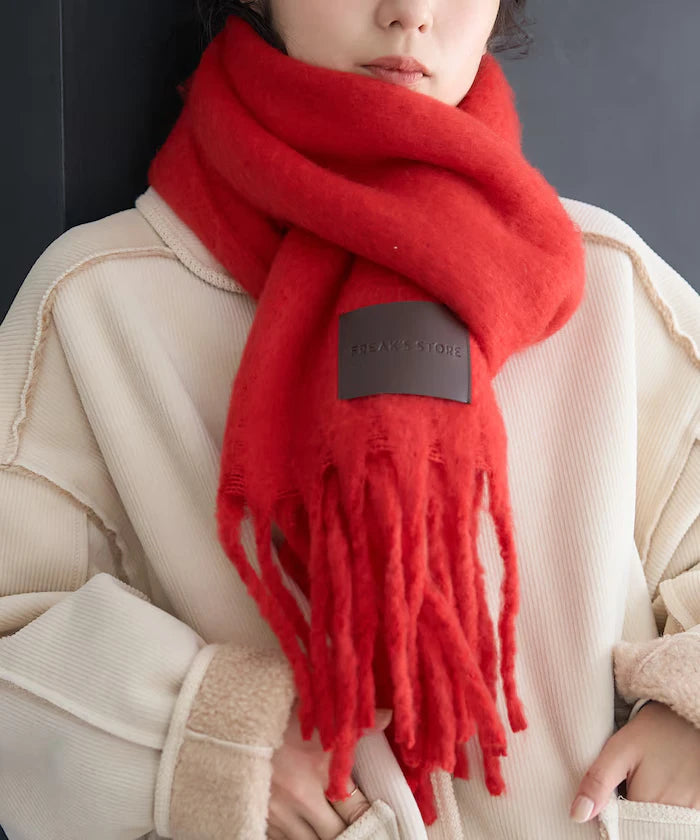Volume Fringe Scarf