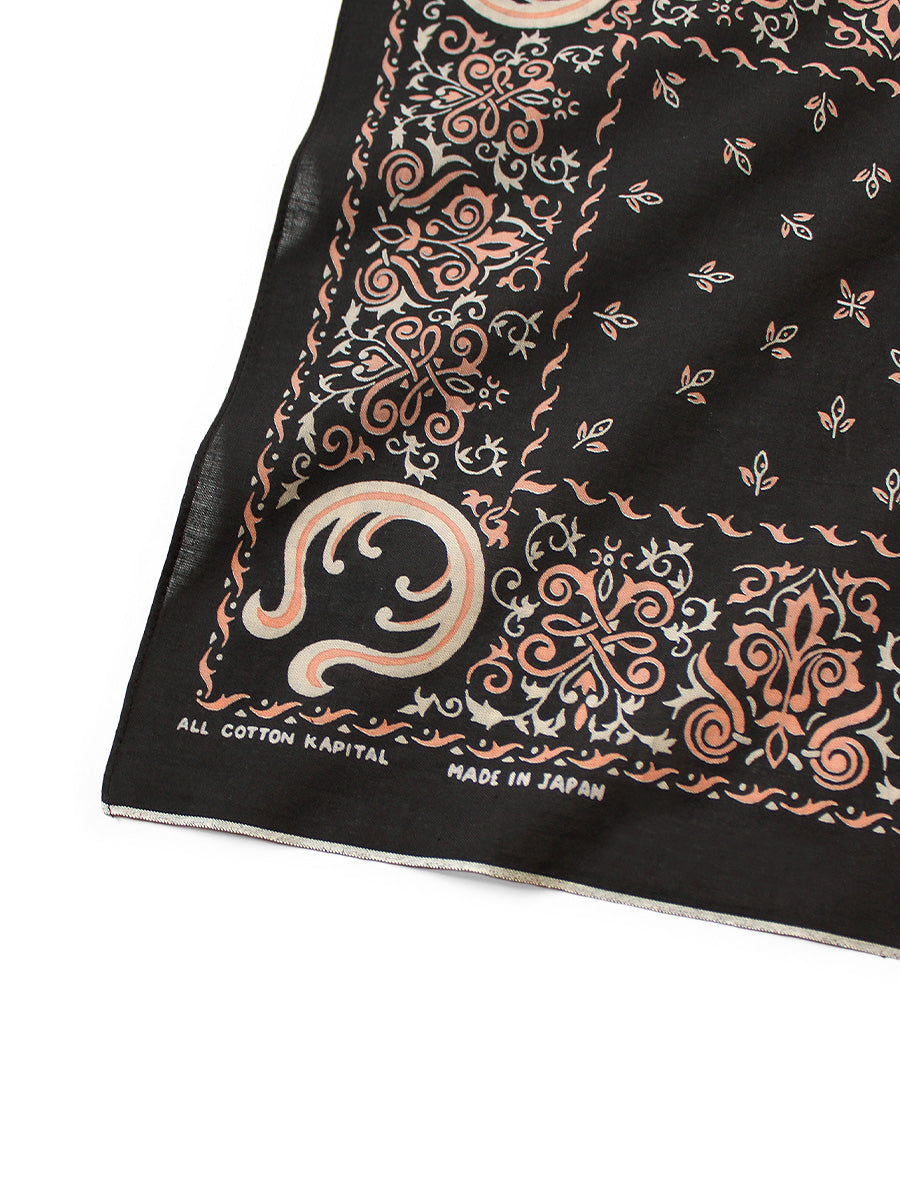 fastcolor selvedge bandana (ANTLER NAJA) 15x15