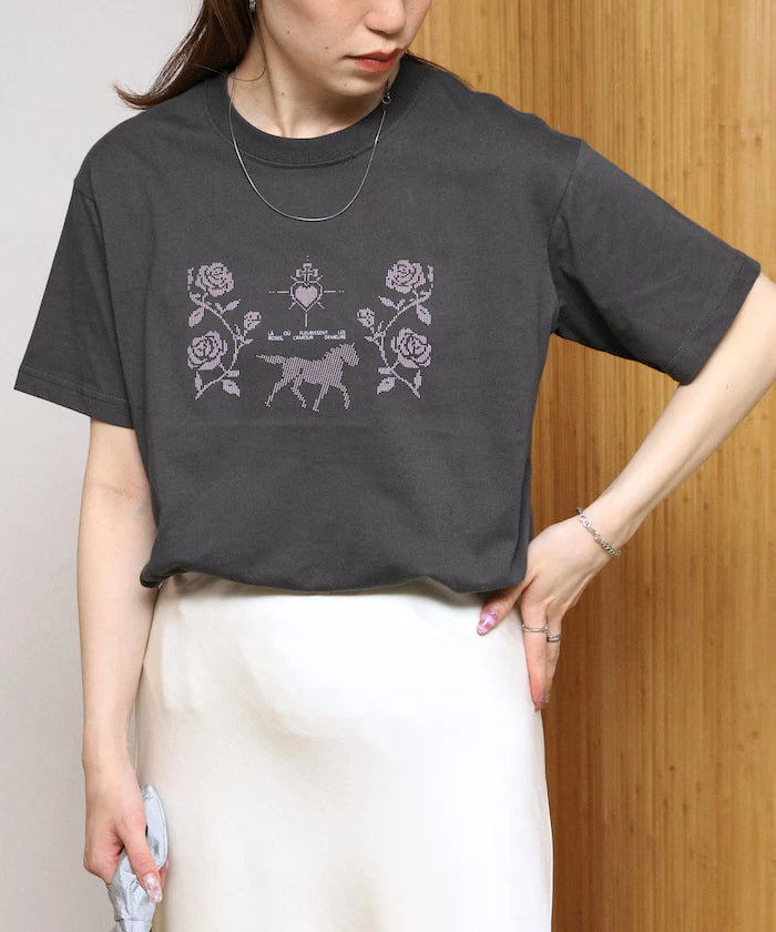 Organic Cotton Dot Graphic T-Shirt