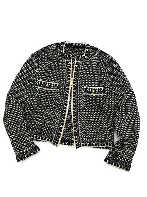 5G Knit Zip Cava Cardigan