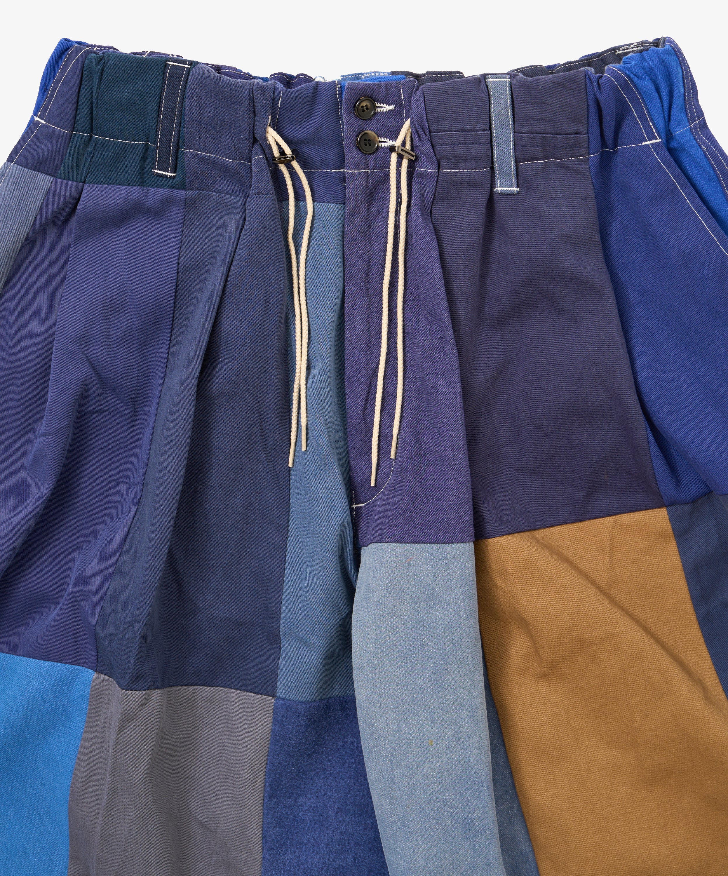 circular shorts bleu de travail five