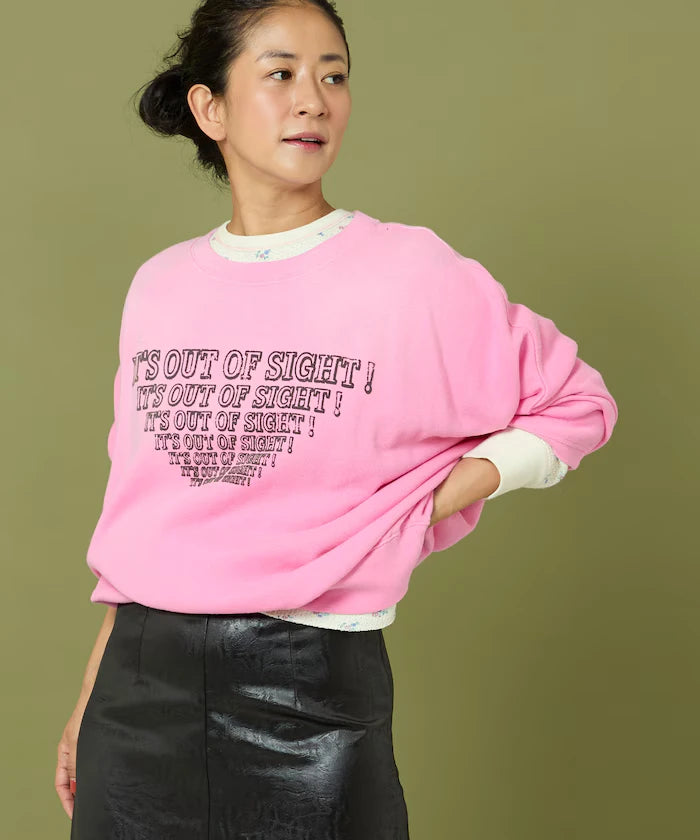 Fade Print Dolman Sweat
