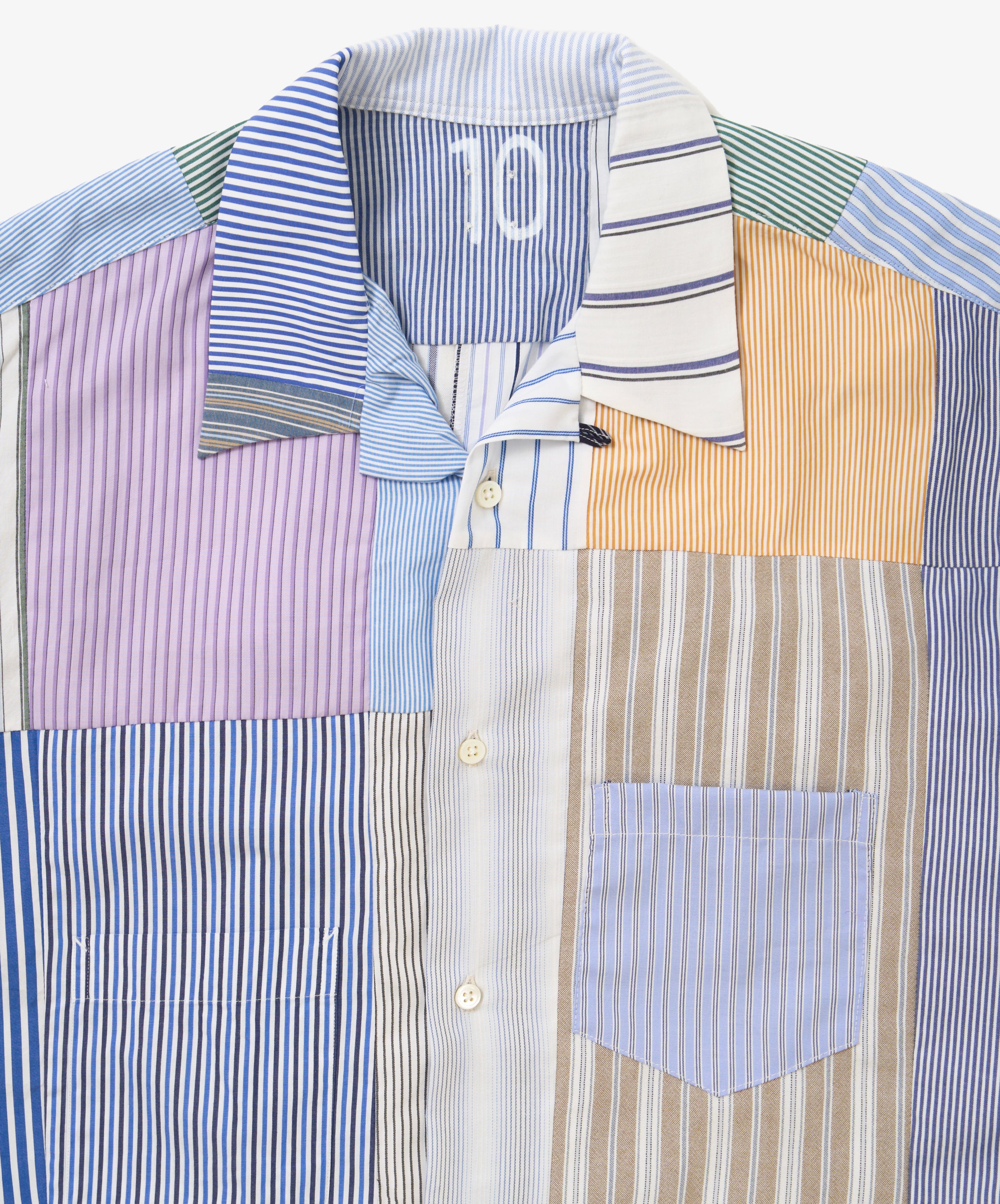overshirt short sleeve stripe ten