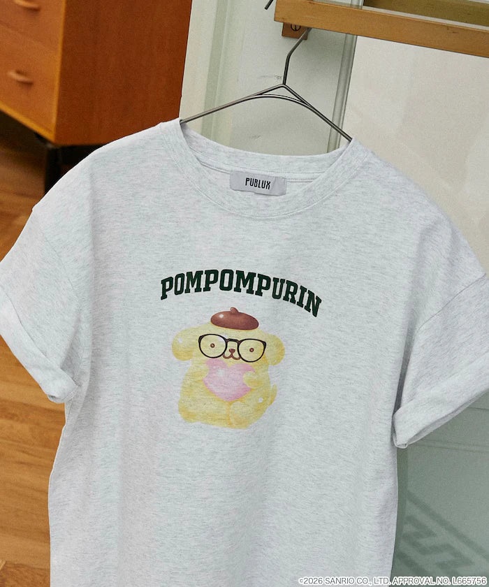 "SANRIO CHARACTERS" College Style Printed T-Shirt Limited Edition
